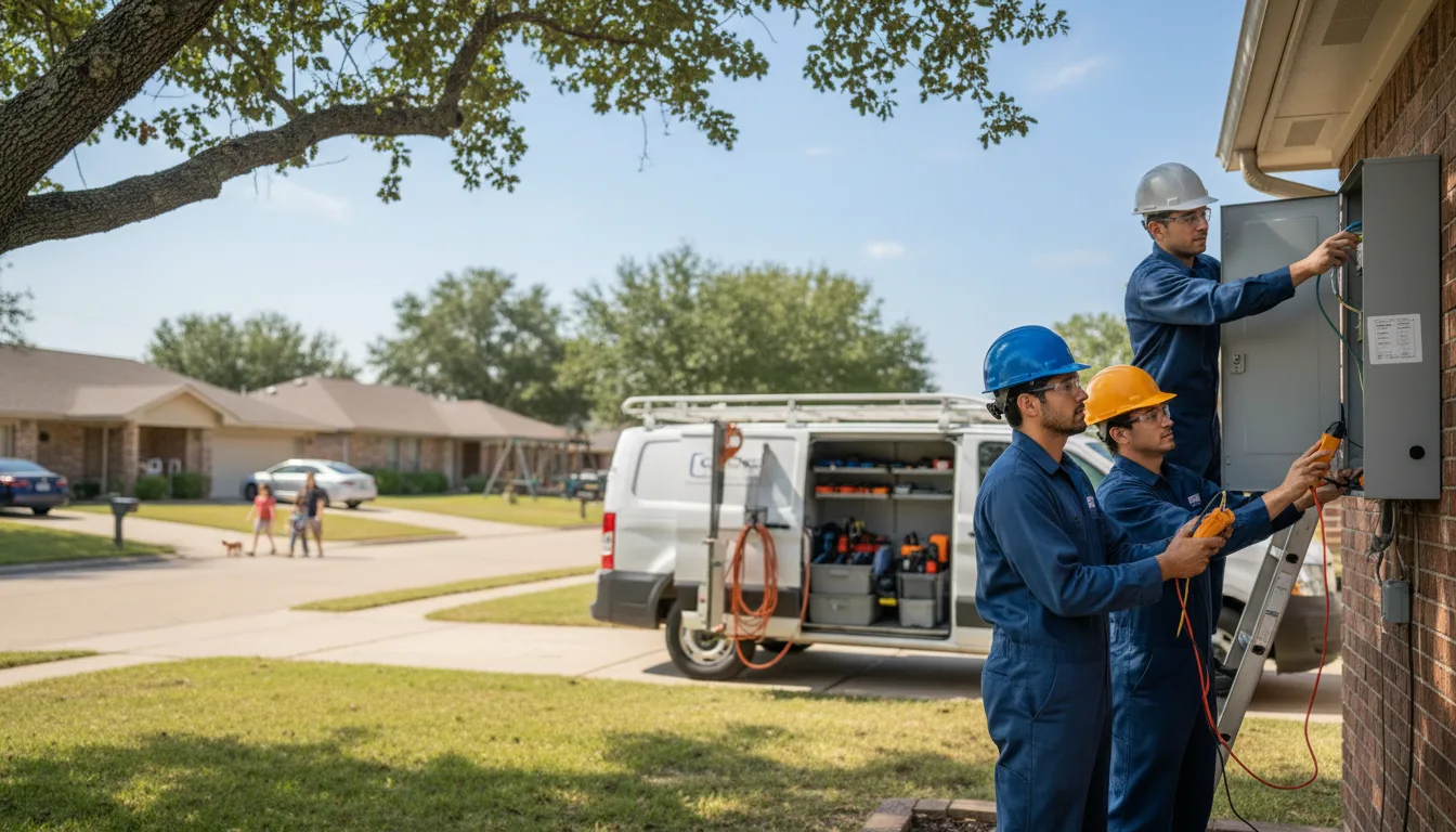 Certified electrician providing emergency electrical services in Lowry, MN